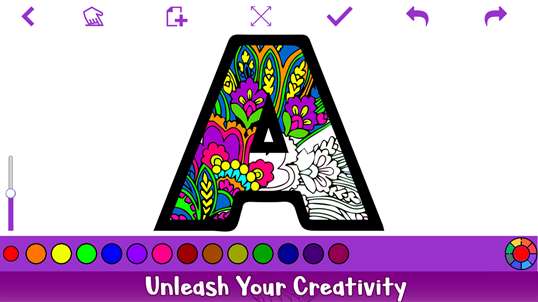 Alphabets Coloring Book Pages screenshot 5