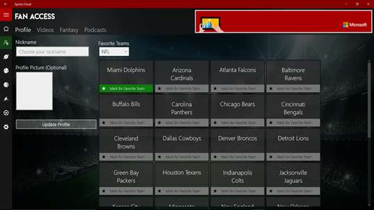 Sports Cloud screenshot 2