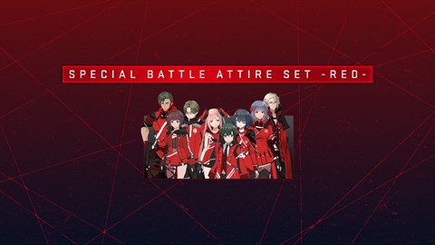 SCARLET NEXUS Battle Attire Set -Red-