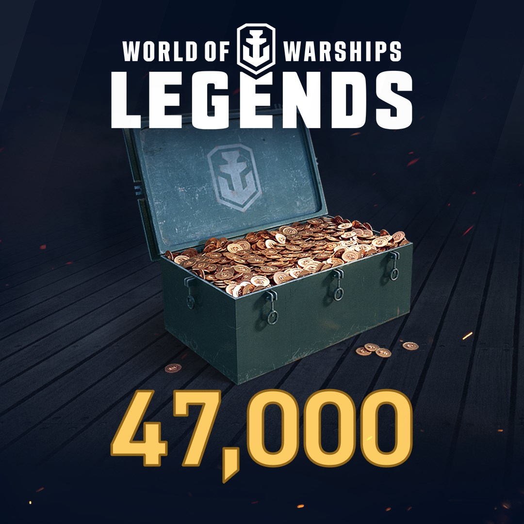 World of Warships: Legends - 47.000 Dobrões