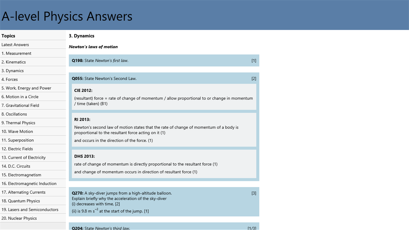 #3. A-level Physics Answers (Windows) Podle: leehy