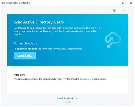 Lobbytrack Active Directory Sync screenshot 1