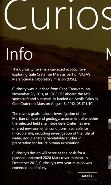 Curiosity Pictures Screenshots 1