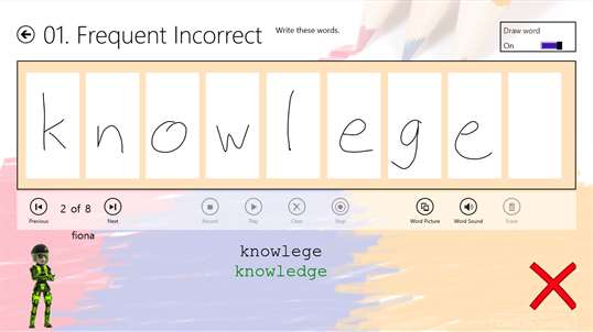 My Spelling Words screenshot 2