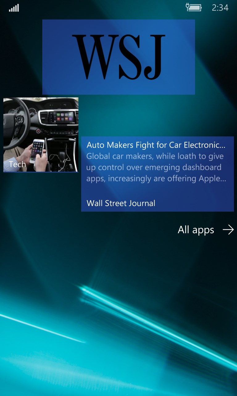 Screenshot: Pin any variety of tile sizes and get live updates every 30 minutes along with transparent tiles