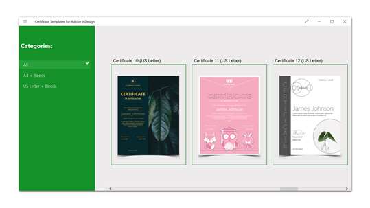 Certificate Templates for Adobe InDesign screenshot 4