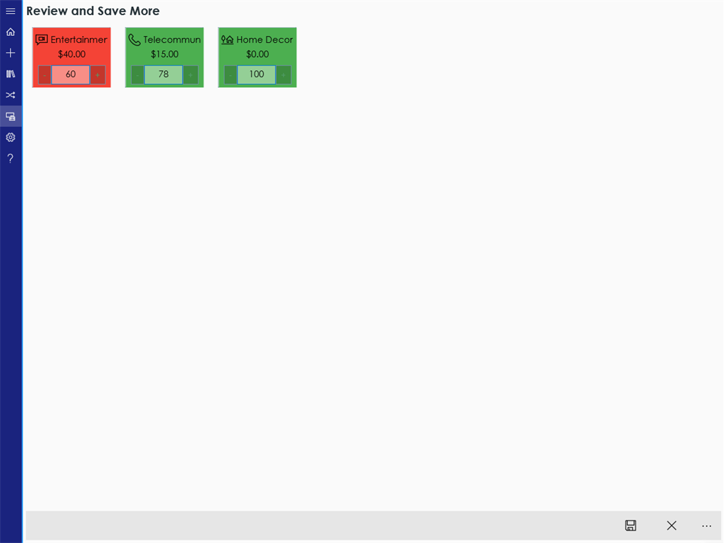 #8. Spendometer (Windows) Podle: Arun JAMES