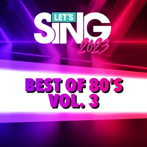 Let's Sing 2023 Best of 80's Vol. 3 Song Pack cover image