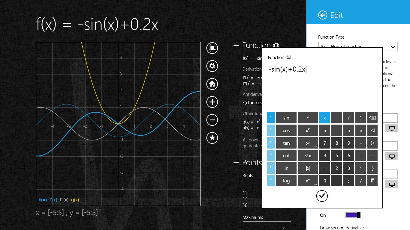 Function Plotter for Windows 10