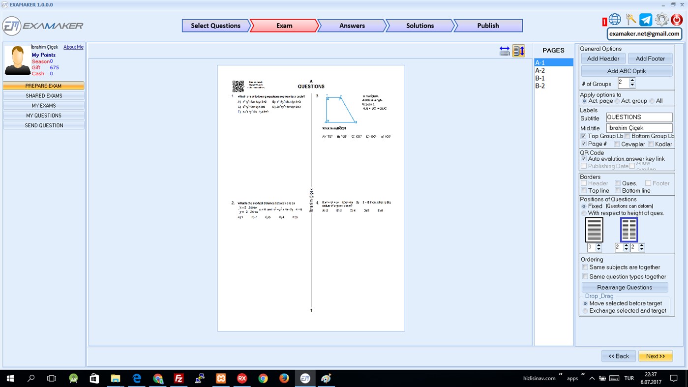 #2. EXAMaker (Windows) Με: EXAMaker windows
