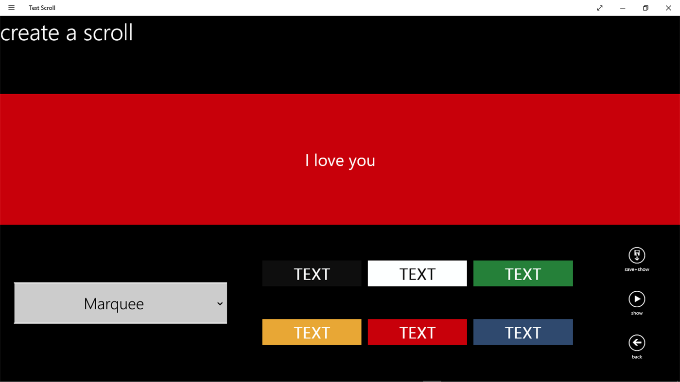 #5. Text Scroll (Windows) 由: Santy P91