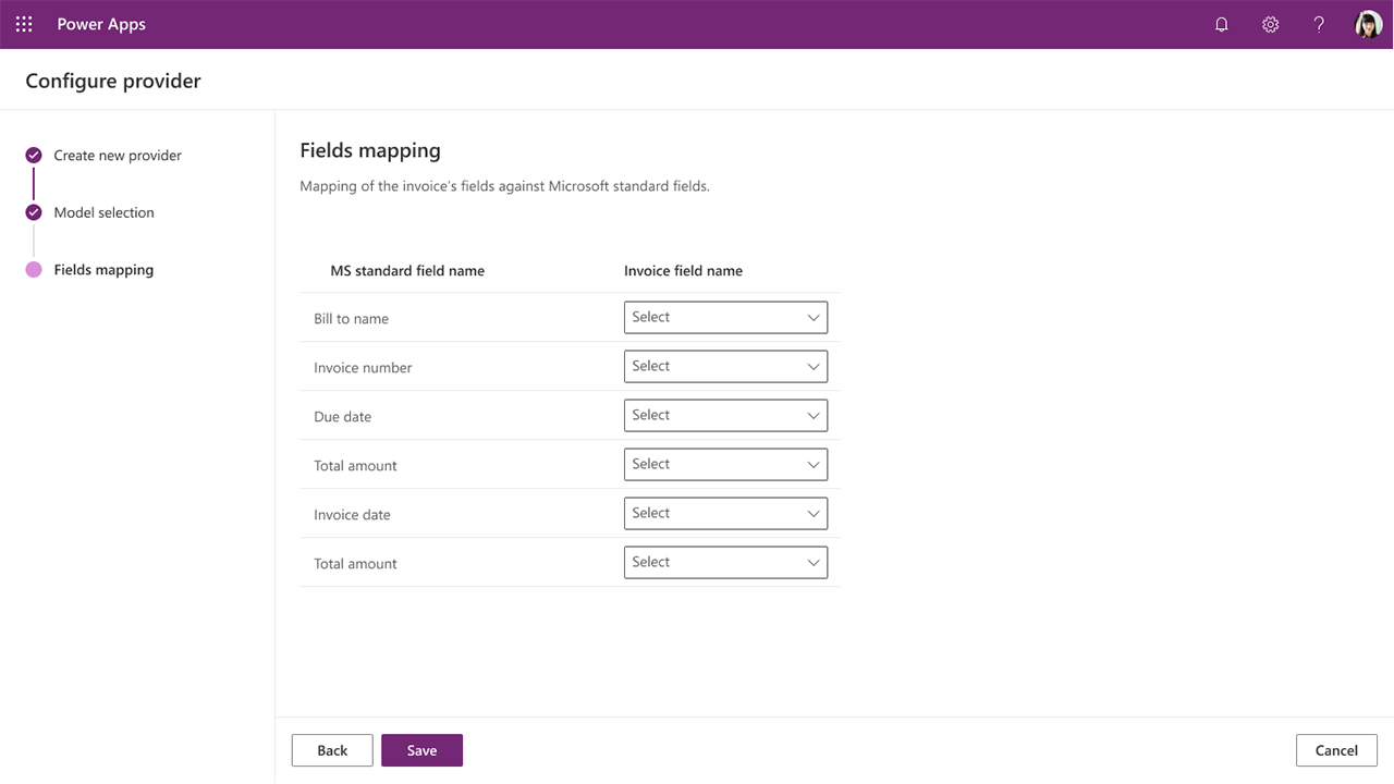 Snapshot 4 of AI Builder Invoice Processing Starter Kit
