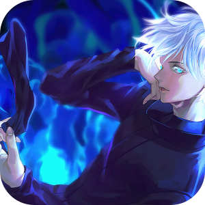 Satoru Gojo theme 4K wallpaper HomePage icon