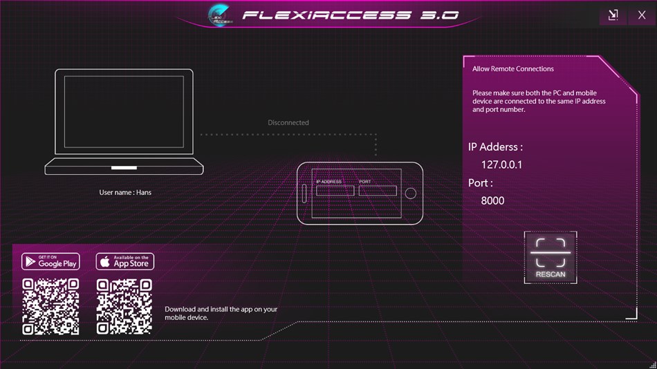 FlexiAccess (Windows) 由: CLEVO CO.