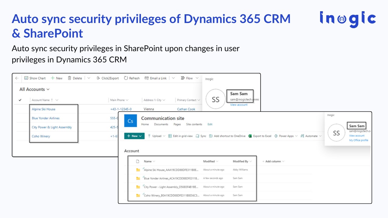 Snapshot 4 of Sync Security Privileges in Dynamics 365 CRM - SharePoint Security Sync