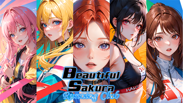 Beautiful Sakura: Running Club screenshot 1