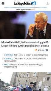 Repubblica.it Beta screenshot 1