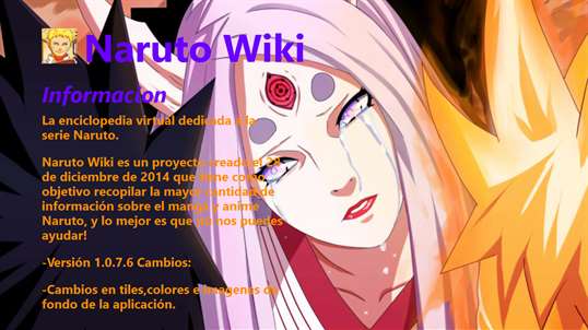 Naruto Wiki screenshot 1