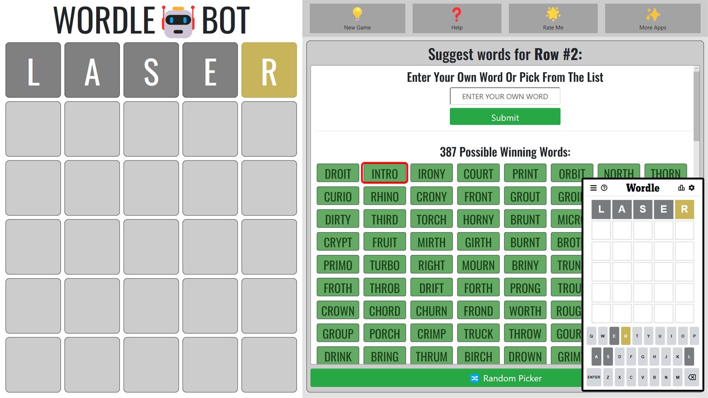 #3. Wordle Bot (Windows) Podle: My App Catalog LLC