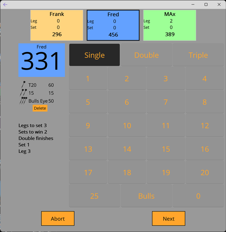 #3. Darts (Windows) By: fp software