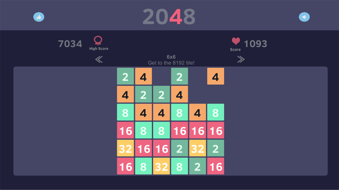 #3. 2048 Smart puzzle (Windows) Tekijänä: bsSsd Games