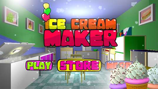 Ice Cream Maker 3D - Cooking & Decoration of Yummy Sundae & Popsicle screenshot 1