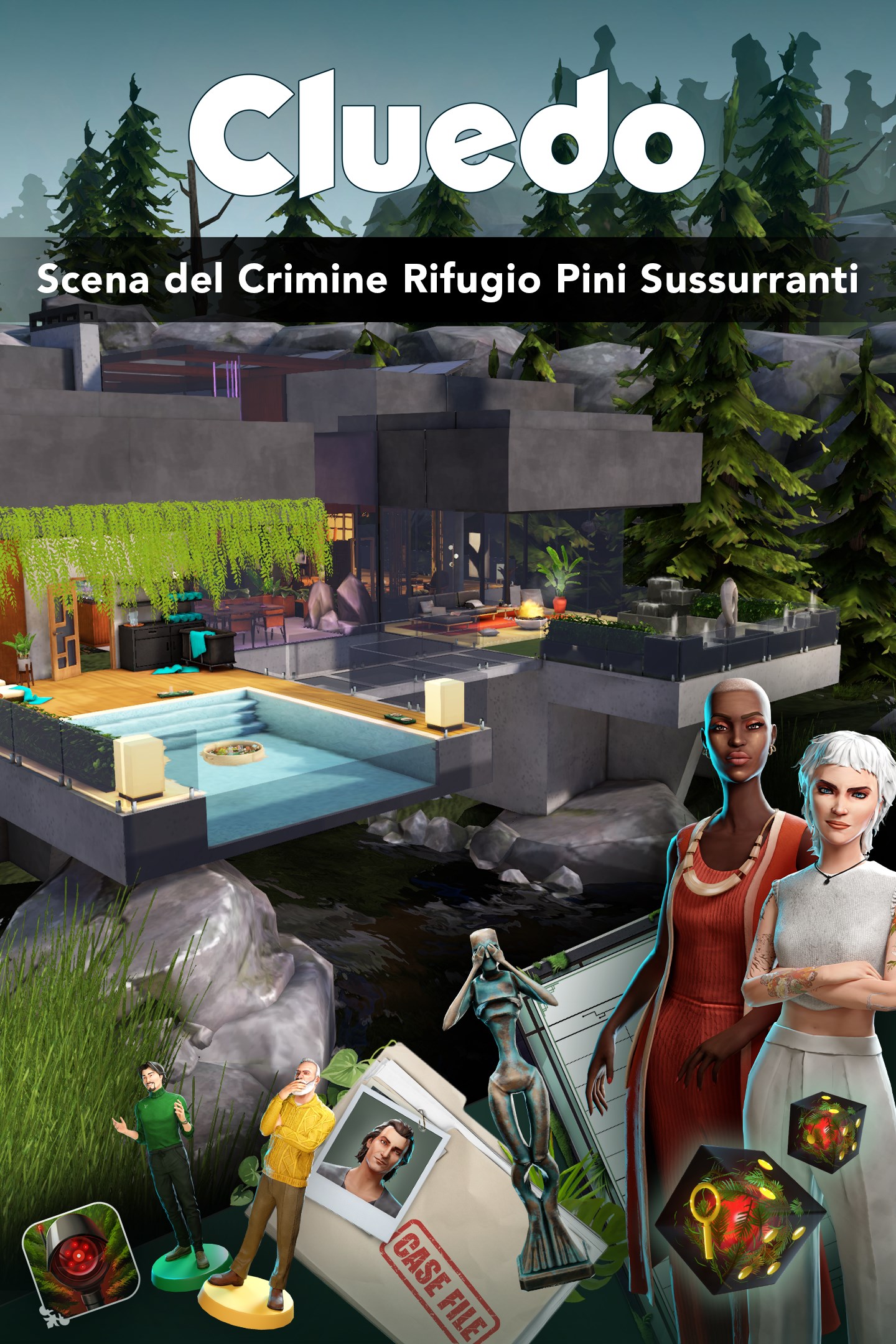 Clue: Whispering Pines Retreat Crime Scene Bundle | Xbox | Chiave | Privato