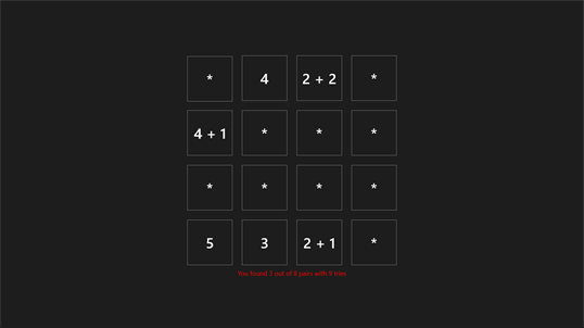 Memory Calculation screenshot 1