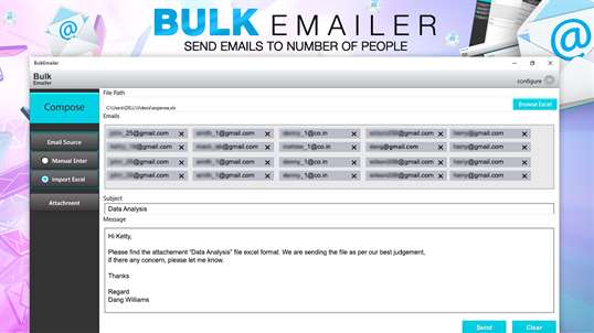 Bulk Emailer screenshot 2