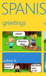 Spanish For Kids screenshot 1
