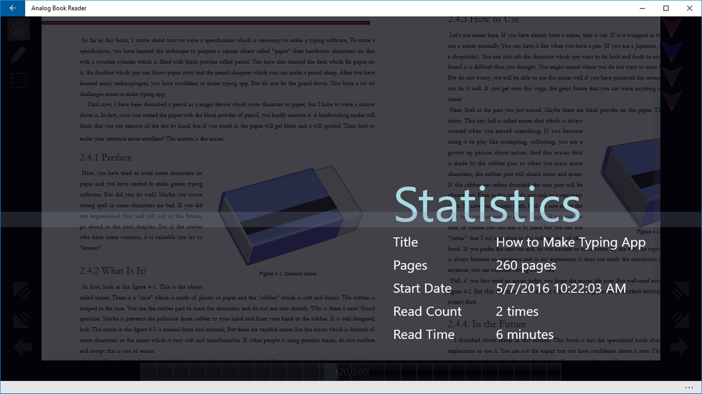 #7. Analog Book Reader (Windows) Με: Denasu System