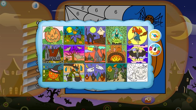 Halloween - Color by Numbers + screenshot 2