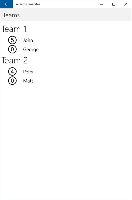#2. nTeam Generator (Windows) By: Nenad Jakic