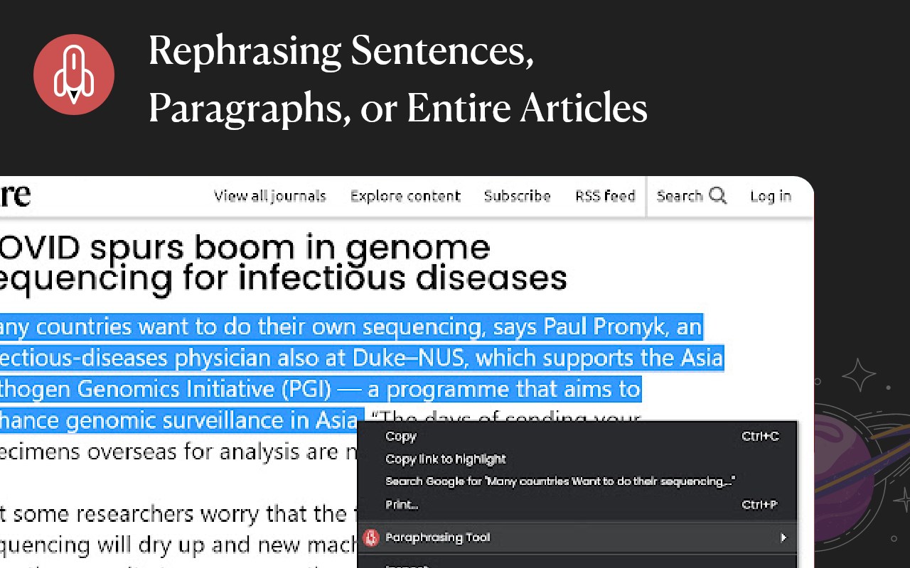 Paraphrasing Tool