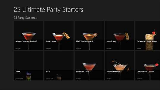 25 Ultimate Party Starters screenshot 1