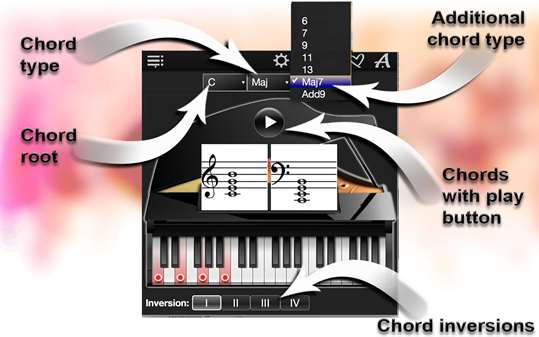 Piano Chords Compass screenshot 2