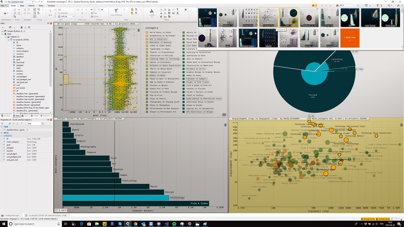 #1. Quantyl Discovery - Fast Data Visualization (Windows) Oleh: Quantyl technologies corp.