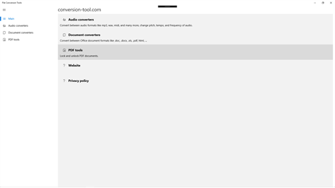 File Conversion Tools Screenshots 1