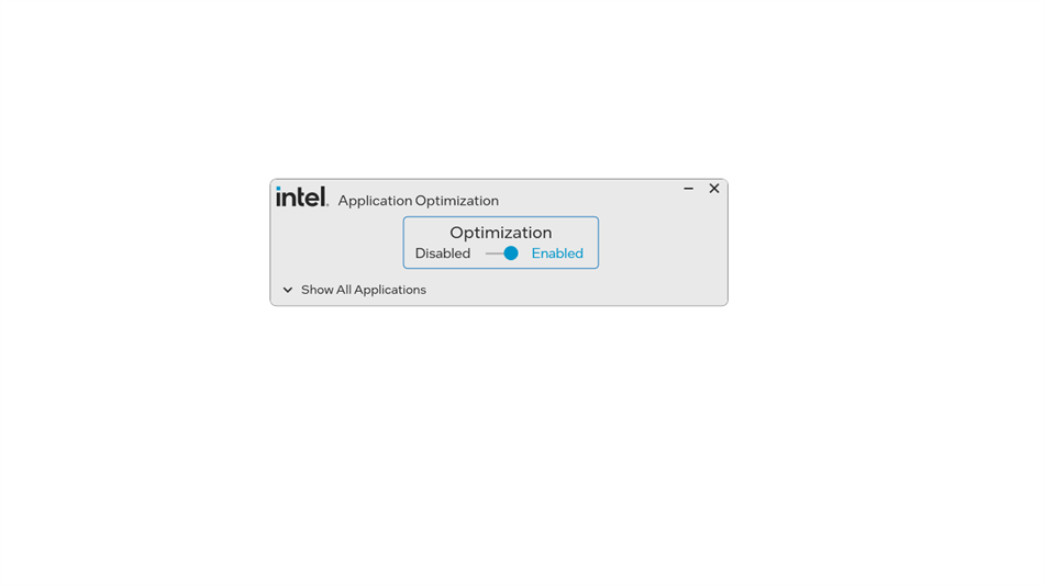 Intel® Application Optimization (Windows) 由: INTEL CORP