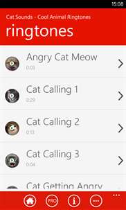Cat Sounds - Cool Animal Ringtones screenshot 1
