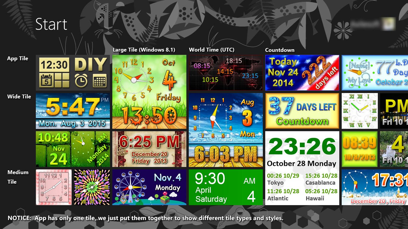 CLOCK' for Windows 10