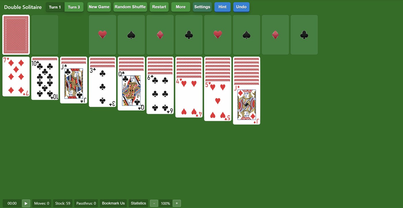 #1. Double Solitaire Solitairex (Windows) 由: Solitairen
