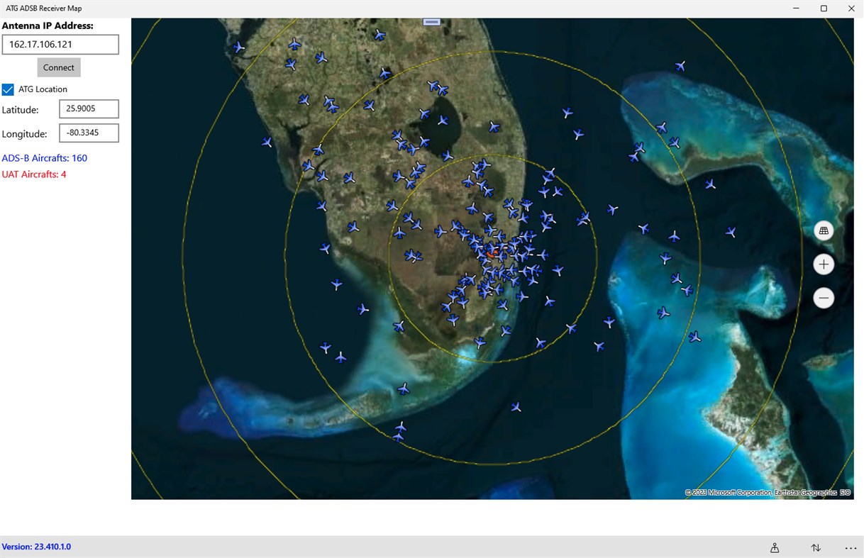 #1. ADS-B Receiver Map (Windows) 由: Advanced Technical Group