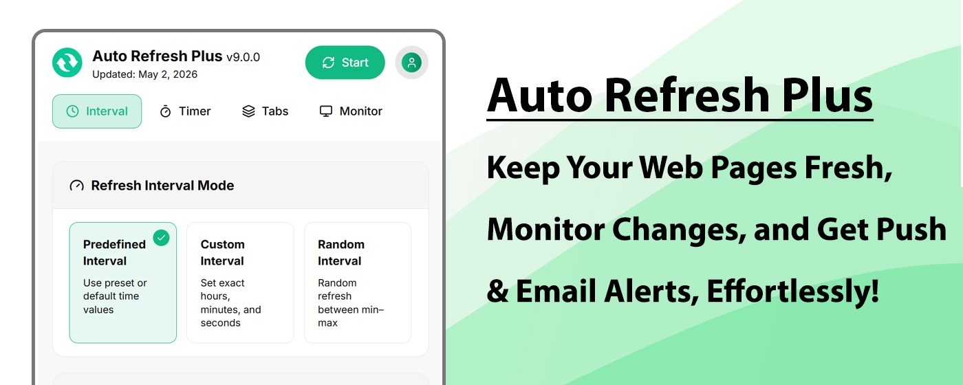Auto Refresh Plus: Page Monitor for Edge