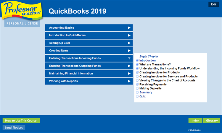 Professor Teaches QuickBooks 2019 - PC - (Windows)