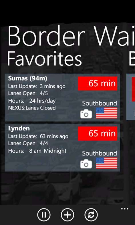 Border Wait Times Screenshots 1