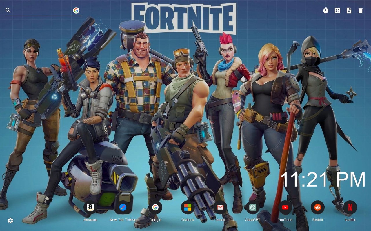 Fortnite Wallpaper New Tab