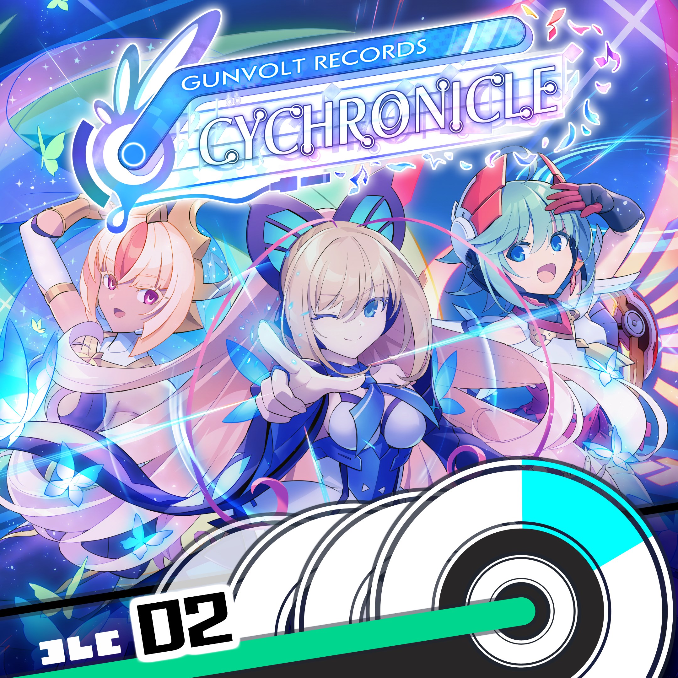 GUNVOLT RECORDS Cychronicle Song Pack 2 Lumen: "Pain From the Past","Stratosphere","Struggling to Dream","Twilight Skyline"