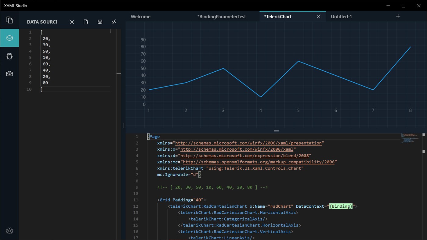 #1. XAML Studio (Windows) Podle: Microsoft Corporation