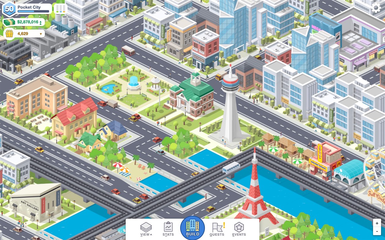 #1. Pocket City: Windows Edition (Windows) Ved: Codebrew Games Inc.